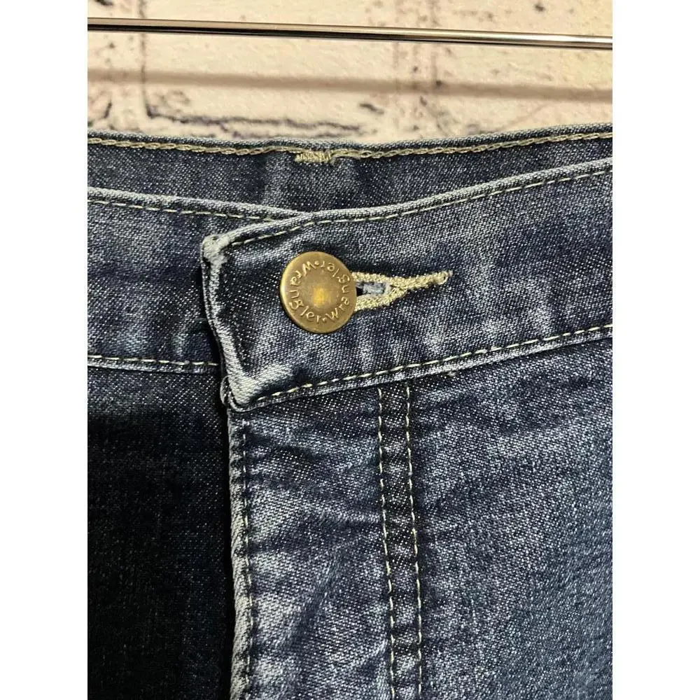 Wrangler Men's‎ Blue Denim Jeans Size 36x34